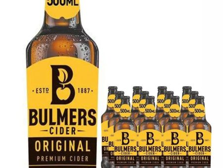 Bulmers Original Apple Premium Cider Multipack, 12 x 500 ml on Sale