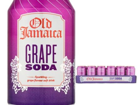 Old Jamaica Sparkling Grape Soda Drink Multipack, 24 x 330 ml Hot on Sale