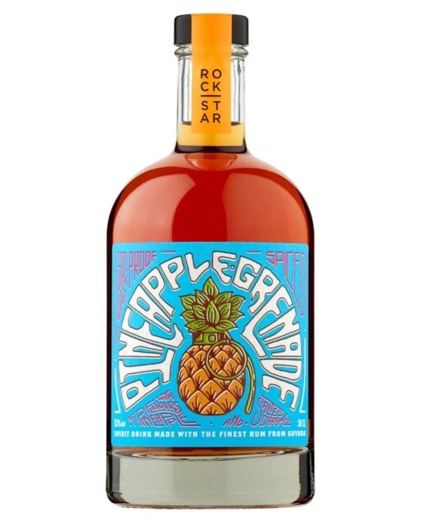 Rockstar Pineapple Grenade Spiced Rum, 50 cl Online Hot Sale