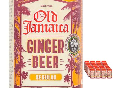 Old Jamaica Sparkling Ginger Beer Soda Drink Multipack, 24 x 330 ml For Sale