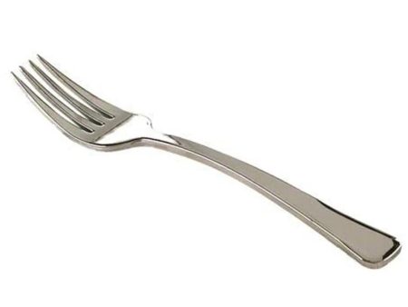 Silver Plastic Forks Pack Size 12 Online Sale