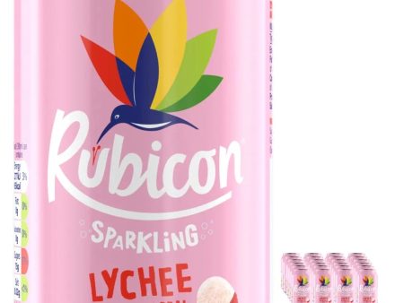 Rubicon Sparkling Lychee Juice Drink Multipack, 24 x 330 ml Sale