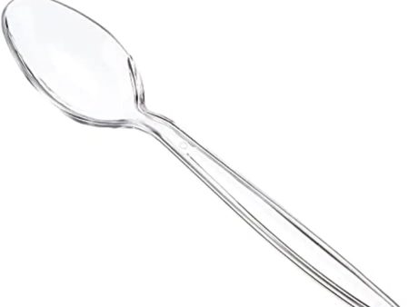 Clear Plastic Spoons Pack Size 50 Supply