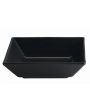 Square Black Plastic Bowls 18cm Pack Size 10 For Discount