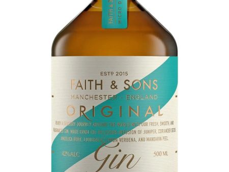 Faith & Sons Original Gin, 50 cl Online Hot Sale