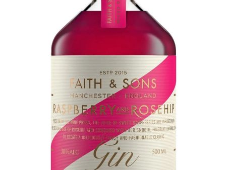 Faith & Sons Raspberry & Rosehip Gin, 50 cl Discount