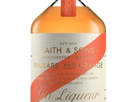 Faith & Sons Rhubarb & Orange Gin Liqueur, 50 cl Online now