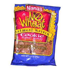 Nana s Cookies No Wheat Oatmeal Raisin Cookie - 12 x 3.5 ozs. For Discount