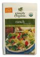 Simply Organic Ranch Dressing Mix Organic - 12 x 1 oz. Fashion