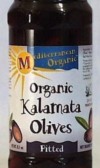 Mediterranean Organics Kalamata Pitted Olives Organic - 12 x 8.1 ozs. Sale