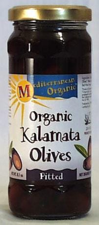 Mediterranean Organics Kalamata Pitted Olives Organic - 12 x 8.1 ozs. Sale