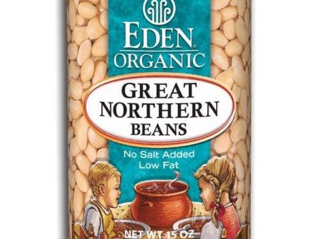 Eden Foods Great Northern Beans Organic - 12 x 15 ozs. on Sale