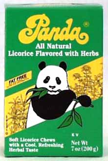 Panda Licorice Chews with Herbs - 7 ozs. Supply