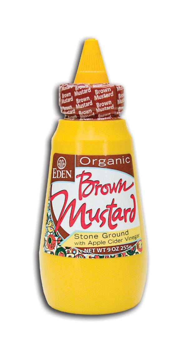 Eden Foods Brown Mustard Squeezable Organic - 9 ozs. Fashion