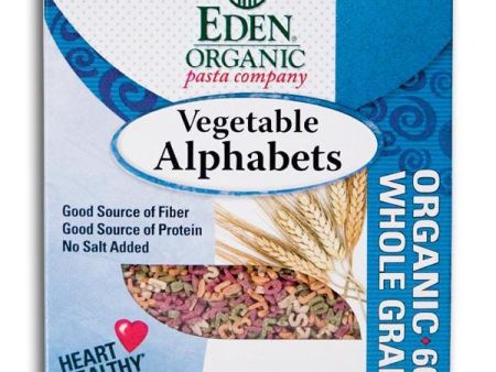 Eden Foods Vegetable Alphabets Organic - 6 x 1 lb. For Discount