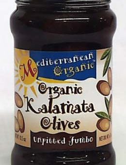 Mediterranean Organics Kalamata Olives Whole Organic - 8.5 ozs. Discount