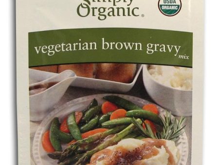 Simply Organic Vegetarian Brown Gravy Mix Organic - 12 x 1 oz. For Discount