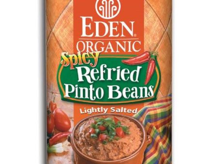 Eden Foods Spicy Refried Pinto Beans Organic - 16 ozs. For Sale