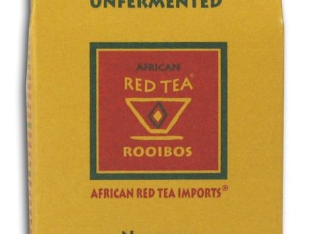 African Red Tea Rooibos Green Tea Unfermented Organic - 1 box Fashion