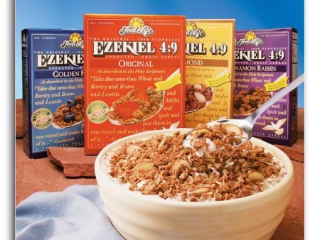 Food For Life Ezekiel Cereal Cinnamon Raisin Organic - 15 lbs. Supply