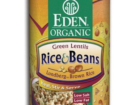 Eden Foods Rice and Lentils Organic - 12 x 15 ozs. For Cheap