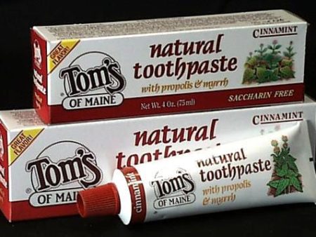 Tom s of Maine Toothpaste Cinnamint - 5.5 ozs. Fashion