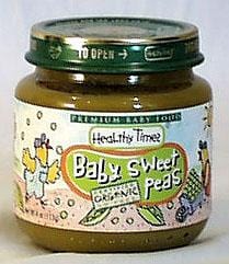 Healthy Times Baby Sweet Peas Organic - 3 x 4 ozs. Sale