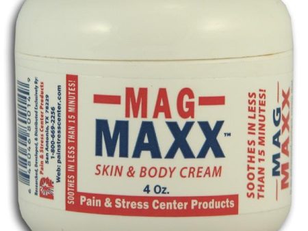 Pain & Stress Center Mag MAXX Skin & Body Cream - 4 ozs. Fashion