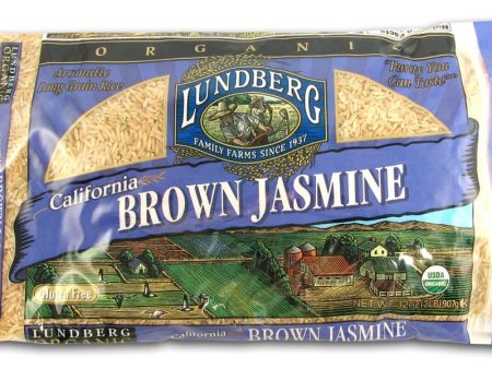 Lundberg Jasmine Brown Rice Organic Gluten-Free - 2 lbs. For Sale