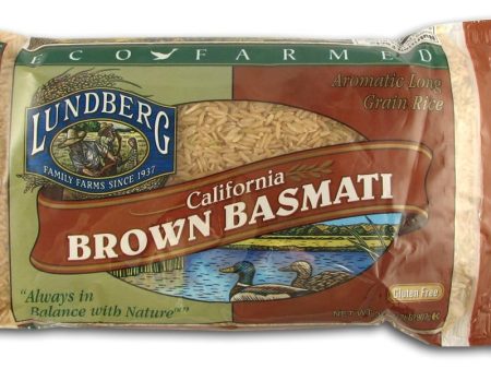 Lundberg Basmati Brown Rice Eco-Farmed Gluten-Free - 2 lbs. Hot on Sale