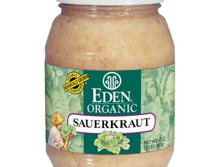 Eden Foods Sauerkraut in glass Fine Cut Organic - 32 ozs. Supply