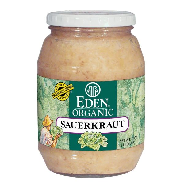 Eden Foods Sauerkraut in glass Fine Cut Organic - 32 ozs. Supply