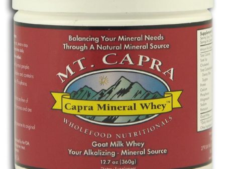 Mt. Capra Mineral Whey - 12.7 ozs. Supply