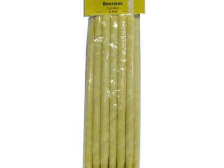 White Egret Beeswax Candles 1 2  - 2 pk. For Sale