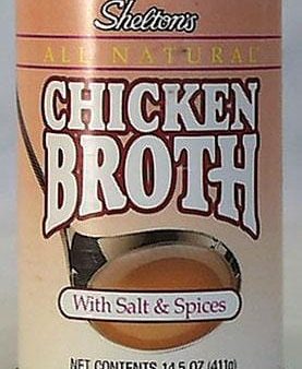 Shelton Chicken Broth Regular - 12 x 14.5 ozs. Sale