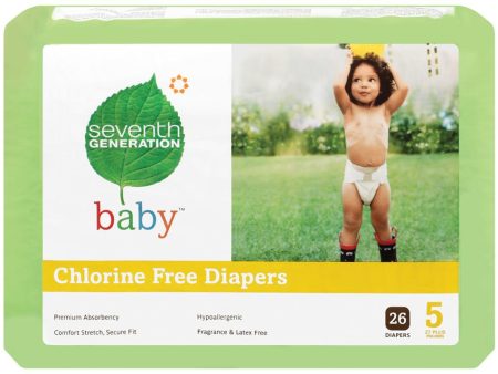 Seventh Generation Baby Diapers Stage 5 (27+ lbs) - 23 ct. Sale