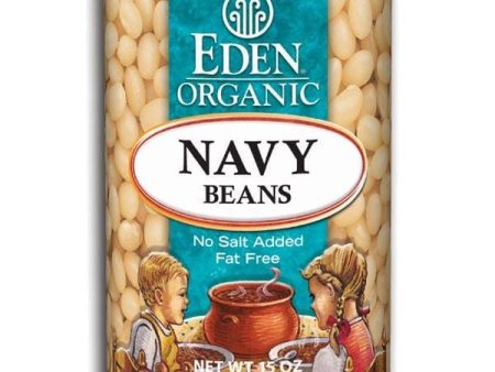 Eden Foods Navy Beans Organic - 12 x 15 ozs. Online