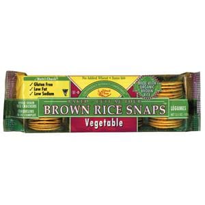 Edward & Sons Brown Rice Snaps Vegetable - 3.5 ozs. Hot on Sale