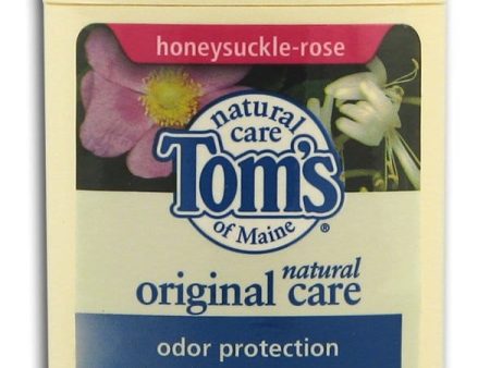 Tom s of Maine Deodorant Stick Honeysuckle Rose - 2.25 ozs. Online now