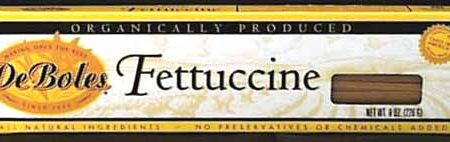 DeBoles Fettuccine Organic - 3 x 8 ozs. Online Hot Sale