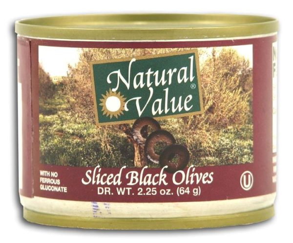 Natural Value Olives Black Sliced - 2.25 ozs. For Discount