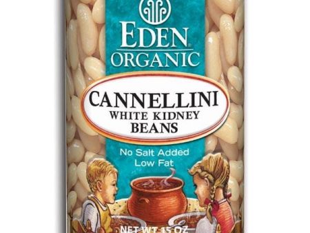 Eden Foods Cannellini (white kidney) Beans Organic - 12 x 15 ozs. Cheap