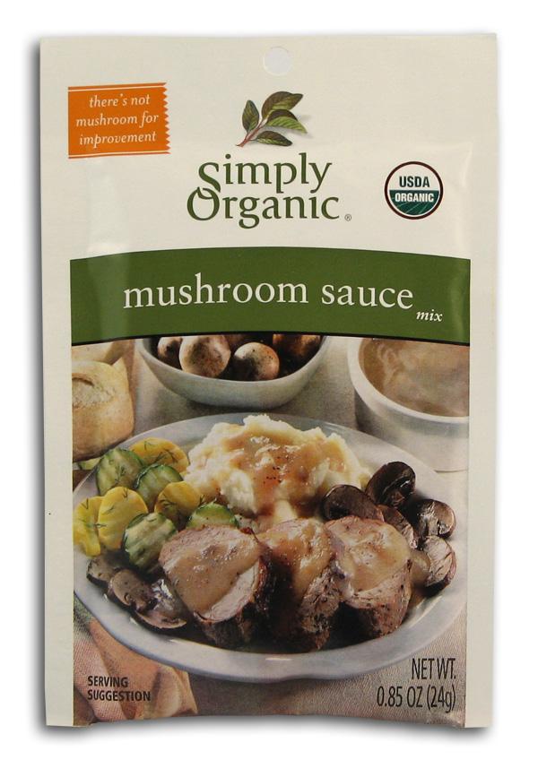 Simply Organic Mushroom Sauce Mix Organic - 3 x 0.85 ozs. For Cheap