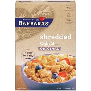 Barbara s Bakery Shredded Oats Original - 12 x 14 ozs. on Sale