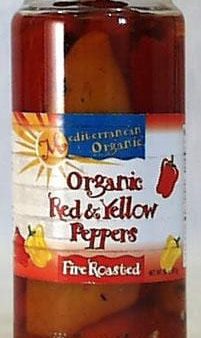 Mediterranean Organics Roasted Red & Yellow Peppers Organic - 12 x 16 ozs. Hot on Sale