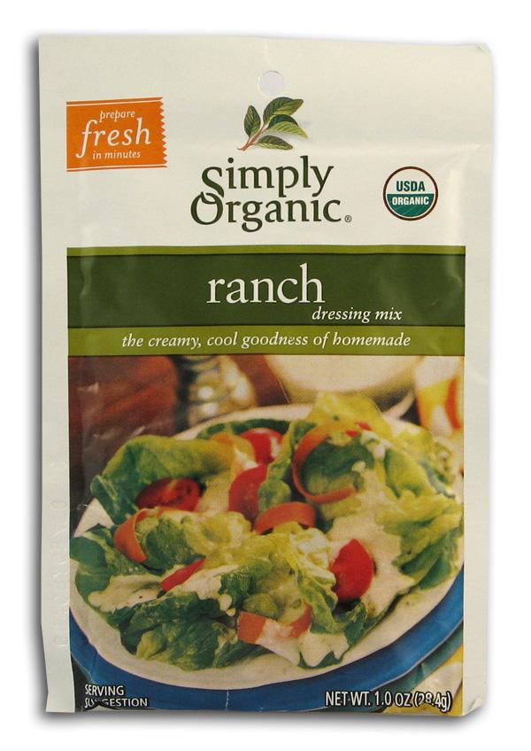 Simply Organic Ranch Dressing Mix Organic - 3 x 1 oz. Online Hot Sale