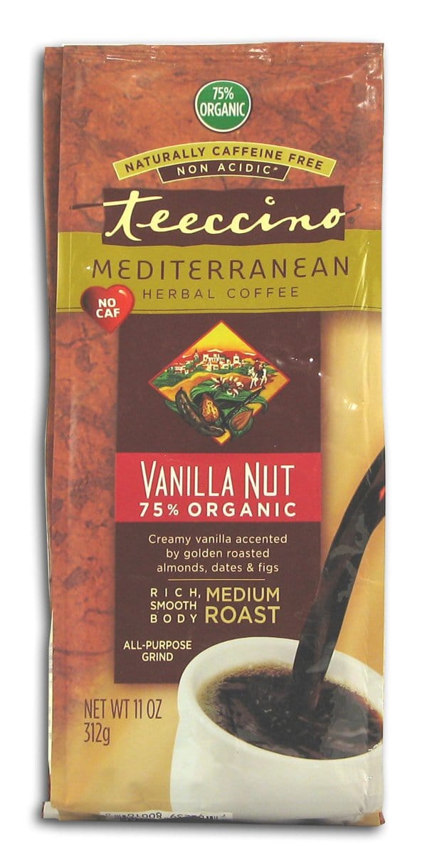 Teeccino Vanilla Nut Herbal Coffee - 6 x 11 ozs. Online