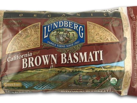 Lundberg Basmati Brown Rice Organic Gluten Free - 2 lbs. Supply