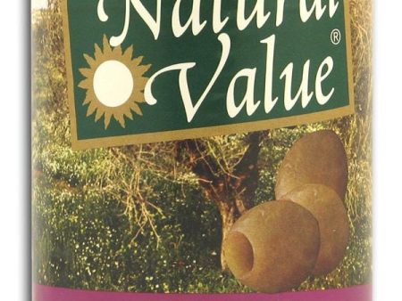 Natural Value Green Olives Pitted Natural - 6 ozs. For Sale