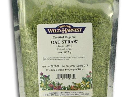 Oregon s Wild Harvest Oat Straw Cut & Sifted Organic - 4 ozs. For Cheap